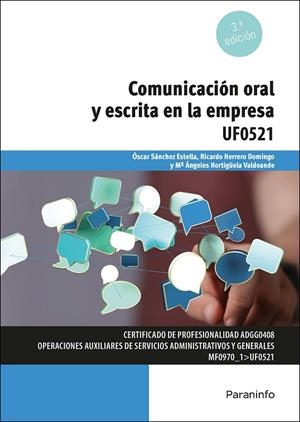 COMUNICACION ORAL Y ESCRITA EN LA EMPRESA - MICROSOFT OFFICE | 9788413665214 | HERRERO DOMINGO, RICARDO / HORTIGÜELA