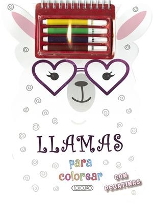 LLAMAS PARA COLOREAR CON PEGATINAS | 9788418755750