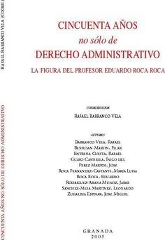 50 AÑOS NO SOLO DE DERECHO ADMINISTRATIVO | 9788484449539 | BARRANCO VELA, RAFAEL