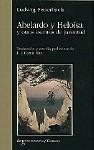 ABELARDO Y HELOISA Y OTROS ESCRITOS DE JUVENTUD | 9788481511734