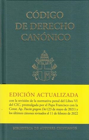 CODIGO DE DERECHO CANÓNICO (FEBRERO 2022) | 9788422022251 | PROFESORES DE DERECHO CANÓNICO DE LA UNIVERSIDAD PONTIFICIA DE SALAMANCA