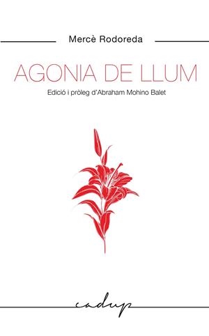 AGONIA DE LLUM | 9788412455748 | RODOREDA, MERCÈ