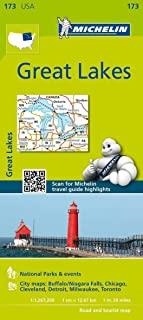 GREAT LAKES : MAPA 173 | 9782067190856