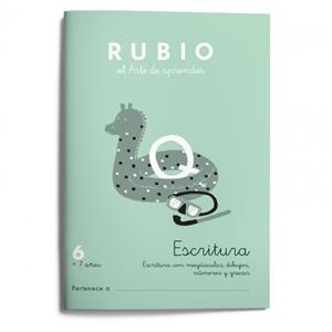ESCRITURA RUBIO 06 | 9788417427573 | RUBIO SILVESTRE, RAMÓN