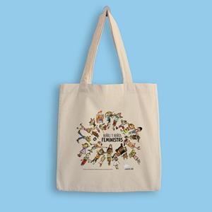 BOLSA DE TELA 'NIÑAS Y NIÑOS FEMINISTAS' | 9788419253118 | GUSTI / LACASA