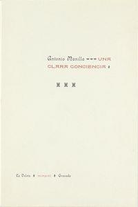 CLARA CONCIENCIA, UNA | 9788481514650 | MANILLA, ANTONIO