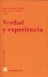 VERDAD Y EXPERIENCIA | 9788481517767 | NICOLAS, JUAN ANTONIO