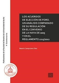 ACUERDOS DE ELECCIÓN DE FORO, LOS. UN ANÁLISIS COMPARADO DE SU REGULACIÓN EN EL CONVENIO DE LA HAYA DE 2005 Y EN EL REGLAMENTO 1215/2012 | 9788490456859 | CAMPUZANO DÍAZ, BEATRIZ