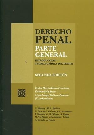 DERECHO PENAL. PARTE GENERAL (2ª ED.) | 9788490454404 | ROMEO CASABONA, CARLOS