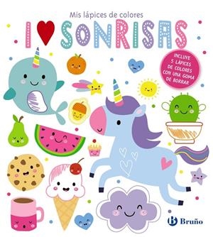 MIS LÁPICES DE COLORES, I LOVE SONRISAS | 9788469665541 | VARIOS AUTORES