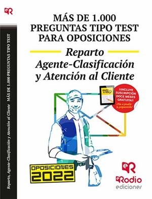 CORREOS. MAS DE MIL PREGUNTAS TIPO TEST PARA OPOSICIONES | 9788418794490 | VARIOS AUTORES