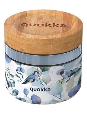 CARMANYOLA VIDRE FUNDA SILICONA 820 ML.  DELI BLUE NATURE QUOKKA | 8412497401307