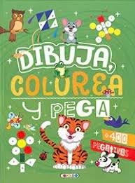 DIBUJA COLOREA Y PEGA 2 | 9788418755675