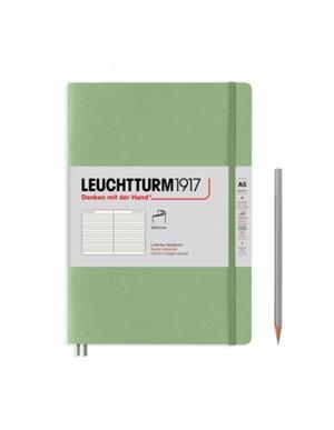 NOTEBOOK MEDIUM A5 TAPA BLANDA LINEAS OLIVA | 4004117609541