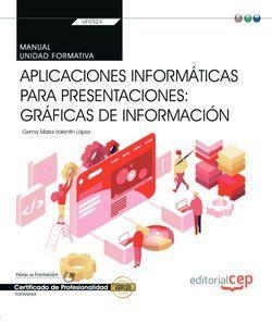 MANUAL. APLICACIONES INFORMÁTICAS PARA PRESENTACIONES: GRÁFICAS DE INFORMACIÓN (TRANSVERSAL: UF0323). CERTIFICADOS DE PROFESIONALIDAD | 9788418237034 | GEMA MARÍA VALENTÍN LÓPEZ