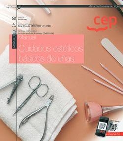 MANUAL. CUIDADOS ESTÉTICOS BÁSICOS DE UÑAS (MF0344_1). CERTIFICADOS DE PROFESIONALIDAD. SERVICIOS AUXILIARES DE ESTÉTICA (IMPE0108) | 9788418543913 | SANTAMARIA RODRÍGUEZ, MARTA