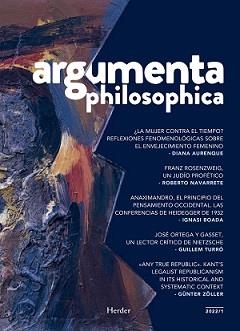 ARGUMENTA PHILOSOPHICA 2022/1 | 9788425448850
