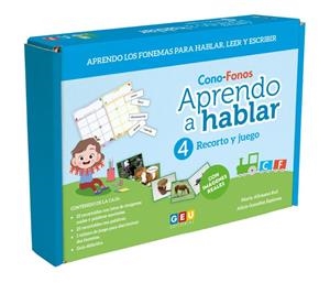 APRENDO A HABLAR. CONO-FONOS 4. RECORTO Y JUEGO | 9788418137020 | ALTOZANO RUF, MARTA / GONZÁLEZ ESPINOSA, ALICIA