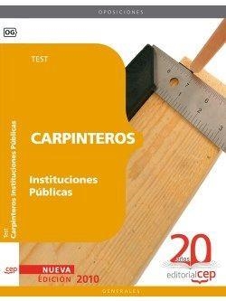 CARPINTEROS INSTITUCIONES PÚBLICAS. TEST | 9788468101958 | ANTONIO LUIS SAMANIEGO SASTRE