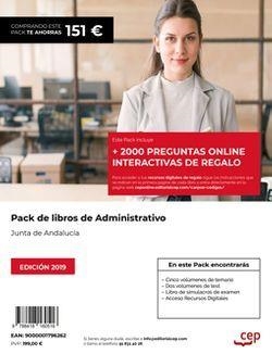PACK AHORRO DE LIBROS OPOSICIONES ADMINISTRATIVO JUNTA DE ANDALUCÍA | 9788418160516