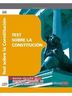 TEST SOBRE LA CONSTITUCIÓN | 9788468143613 | EDITORIAL CEP