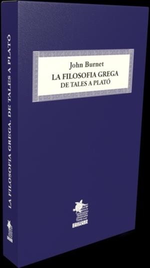 FILOSOFIA GREGA, LA. DE TALES A PLATÓ | 9788412517316 | BURNET, JOHN