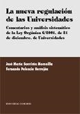 NUEVA REGULACION DE LAS UNIVERSIDADES, LA | 9788484446156 | SOUVIRON MORENILLA, JOSE MARIA