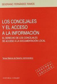 CONCEJALES Y EL ACCESO A LA INFORMACIÓN, LOS (2ºEDICION) | 9788484447030 | FERNANDEZ RAMOS, SEVERIANO