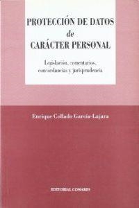 PROTECCION DE DATOS DE CARACTER PERSONAL | 9788484441298 | COLLADO GARCIA-LAJARA, ENRIQUE