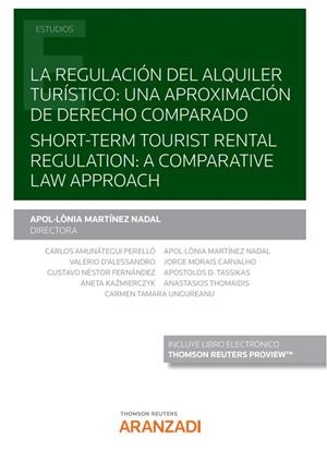 REGULACIÓN DEL ALQUILER TURISTICO. UNA APROXIMACIÓN DE DERECHO COMPARADO | 9788411244350 | MARTINEZ NADAL, APOL·LONIA