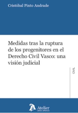 MEDIDAS TRAS LA RUPTURA DE LOS PROGENITORES EN EL DERECHO CIVIL VASCO | 9788418780127 | PINTO ANDRADE, CRISTOBAL