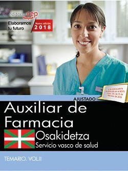 AUXILIAR DE FARMACIA. SERVICIO VASCO DE SALUD-OSAKIDETZA. TEMARIO. VOL.II | 9788468190808 | VV.AA.