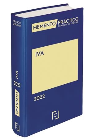 MEMENTO PRACTICO IVA 2022 | 9788418899461 | LEFEBVRE-EL DERECHO