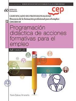 MANUAL PROGRAMACION DIDACTICA DE ACCIONES FORMATIVAS PARA EL EMPLEO | 9788419396938 | NURIA SALESA AMARANTE