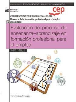 MANUAL EVALUACIÓN DEL PROCESO DE ENSEÑANZA-APRENDIZAJE EN FORMACION PROFESIONAL PARA EL EMPLEO | 9788419396976 | NURIA SALESA AMARANTE