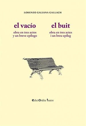 VACÍO, EL / EL BUIT | 9788412002317 | GALIANA GALLACH, LORENZO