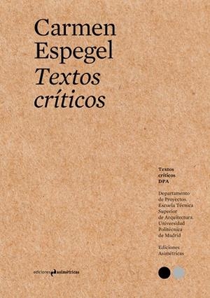 TEXTOS CRÍTICOS #14 | 9788419050298 | ESPEGEL, CARMEN