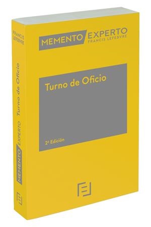 MEMENTO EXPERTO TURNO DE OFICIO | 9788418899775 | LEFEBVRE-EL DERECHO