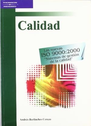 CALIDAD | 9788497320832 | BERLINCHES CEREZO, ANDRÉS