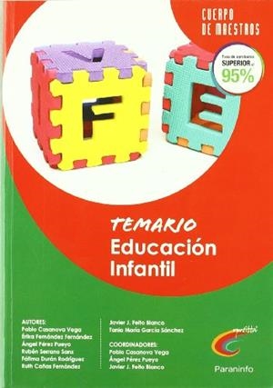TEMARIO EDUCACIÓN INFANTIL. OPOSICIONES. CUERPO DE MAESTROS | 9788428381000 | CAÑAS FERNANDEZ, RUTH / CASANOVA VEGA, PABLO / DURAN RODRIGUEZ, FATIMA / FEITO BLANCO, JAVIER JOSÉ