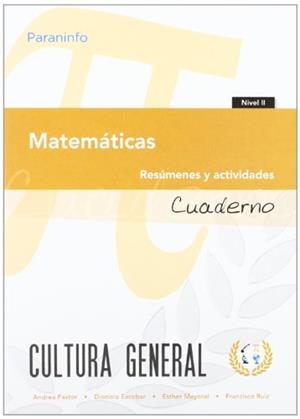 CUADERNO DE TRABAJO. MATEMÁTICAS. NIVEL 2 | 9788497329019 | ESCOBAR, DIONISIO / MAYORAL, ESTHER / PASTOR, ANDREA / RUIZ CASADO, FRANCISCO