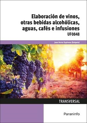 ELABORACIÓN DE VINOS, OTRAS BEBIDAS ALCOHÓLICAS, AGUAS, CAFÉS E INFUSIONES | 9788428338011 | FERRER ESPINOSA, JUAN