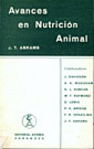 AVANCES EN NUTRICIÓN ANIMAL | 9788420000848 | ABRAMS, J. T.