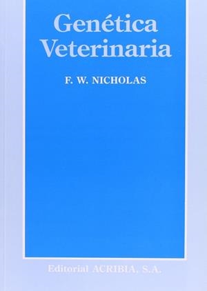 GENÉTICA VETERINARIA | 9788420006840 | NICHOLAS, F. W.