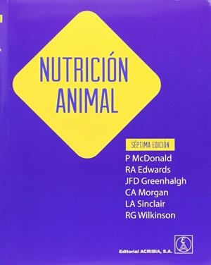 NUTRICIÓN ANIMAL | 9788420011691 | MCDONALD, PETER