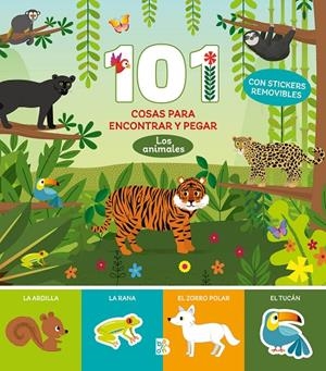 101 COSAS ENCONTRAR Y PEGAR - LOS ANIMALES | 9789403229713 | BALLON