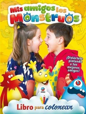 MIS AMIGOS LOS MONSTRUOS.(LIBRO PARA COLOREAR) | 9788419011060 | EDIBA EUROPA EON SL