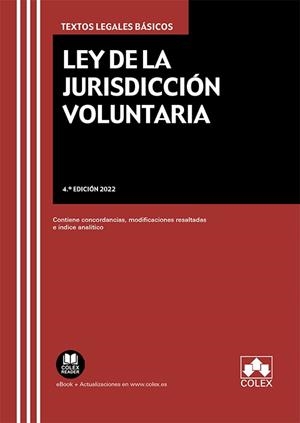 LEY DE LA JURISDICCION VOLUNTARIA | 9788413595528 | EDITORIAL COLEX, S.L.
