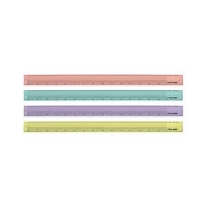 REGLA 15 CM TRIANGULAR MILAN COLORD PASTEL | 8411574093015
