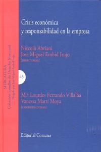 CRISIS ECONOMICA Y RESPONSABILIDAD EN LA EMPRESA | 9788490450970 | ABRIANI, NICCOLO / EMBID IRUJO, J. M.